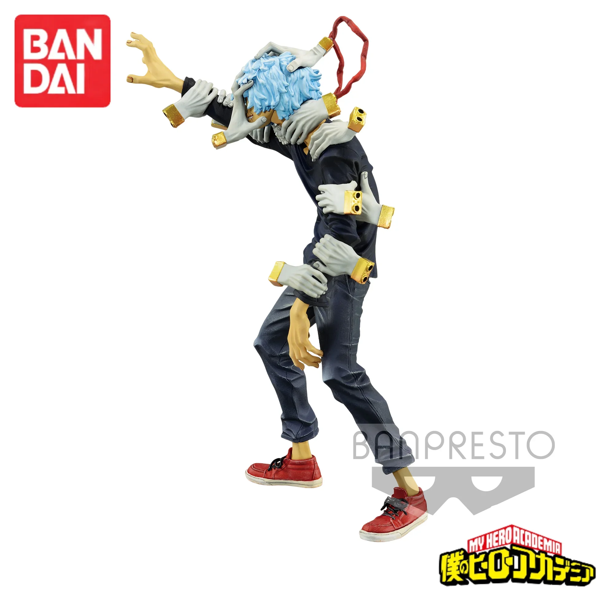 Auf Lager 100 % Original Bandai Banpresto The Evil Villains Shigaraki Tomura Anime Actionfiguren Sammlung Ornamente Figur Spielzeug