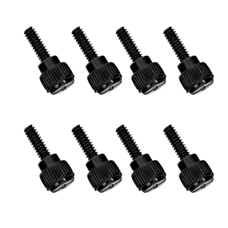 Desktop computer case extension hand screw 6 # fixed graphics card, hard drive, PCI board, power supply black screw