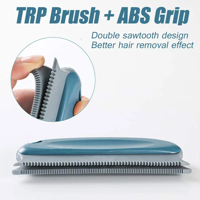 1Pc Portable Pet Hair Remover Brush Cleaning Brush Washable Pet Hair Detailer For Cars Furniture Carpets Clothes Pet Beds Chairs