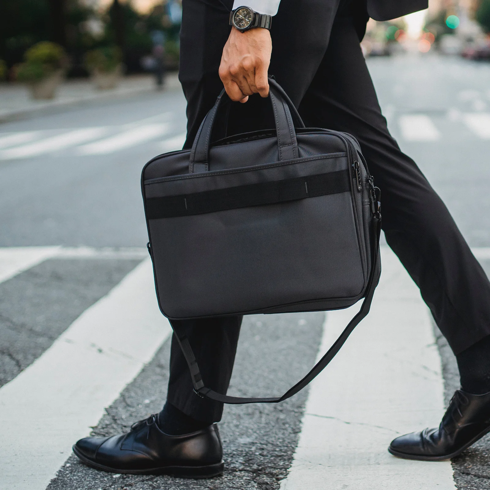 

Laptop Bag Adjustable Nylon Shoulder For Crossbody Replacement Wide Comfortable Business Travel Student Use Bag Replacing