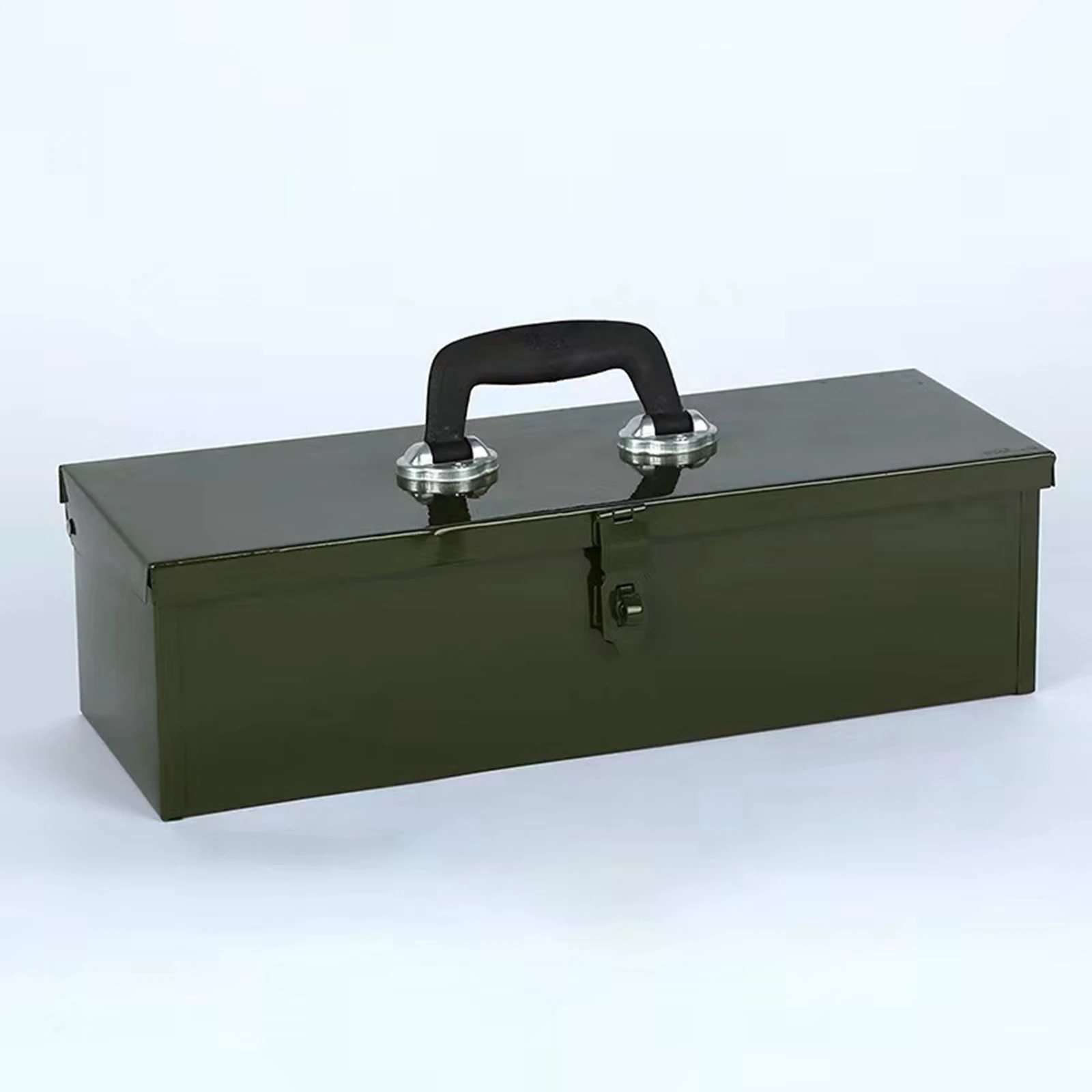 Multipurpose Iron Tool Box Container Hand Tool Case Hardware Storage Tool Organizer Portable for Workshops Electrician Garages