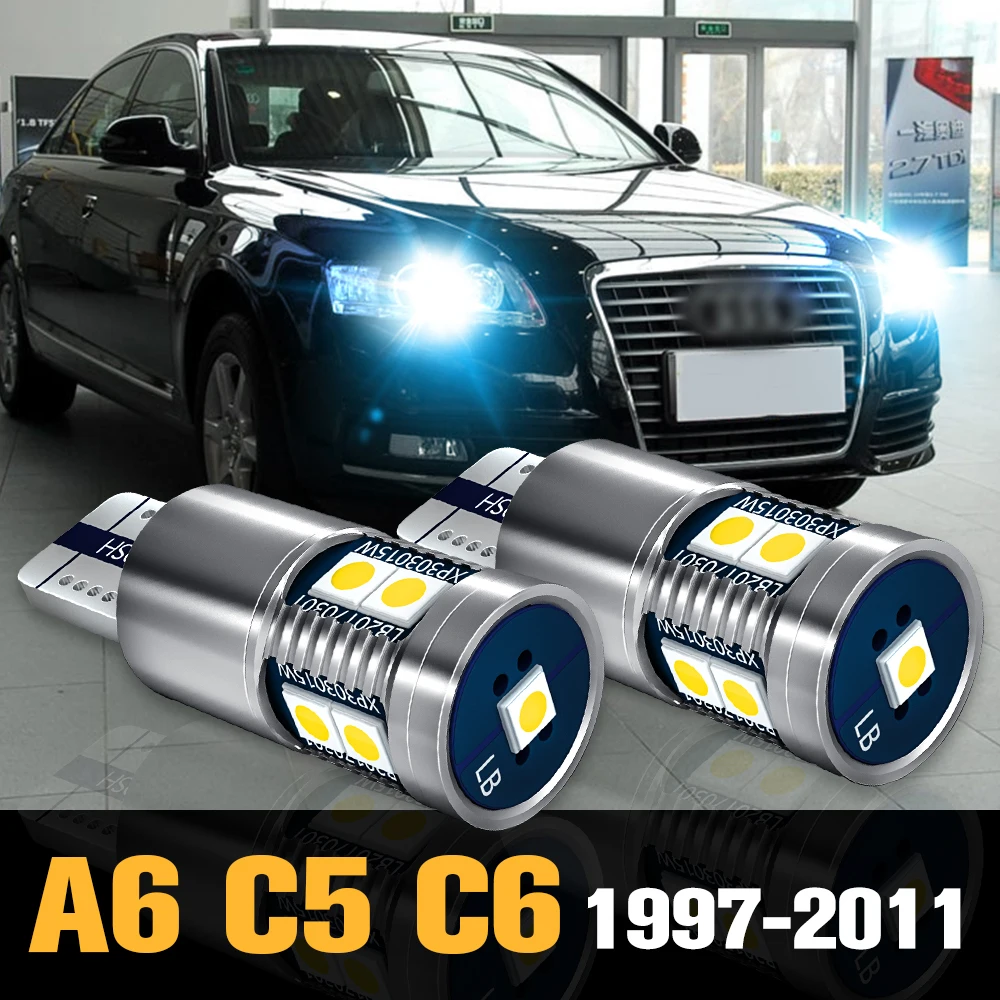 

2x Canbus LED Clearance Light Parking Lamp Accessories For Audi A6 C5 C6 1997-2011 2002 2003 2004 2005 2006 2007 2008 2009 2010