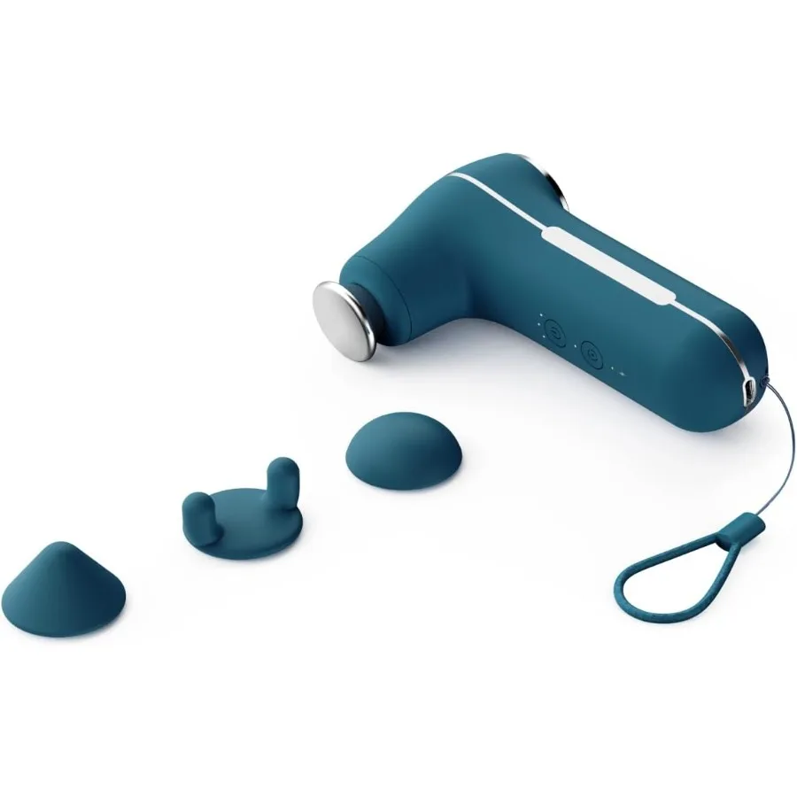 

Перкуссионный массажный пистолет MyoLite для облегчения глубоких мышц тканей в домашнем тренажерном зале и наборах путешествий. Тихая работа. Беспроводная конструкция.