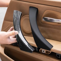 3 Colors Car Door Handle For BMW 3 Series E90 E91 316 318 320 325 328 Beige Black Carbon Fiber Pattern