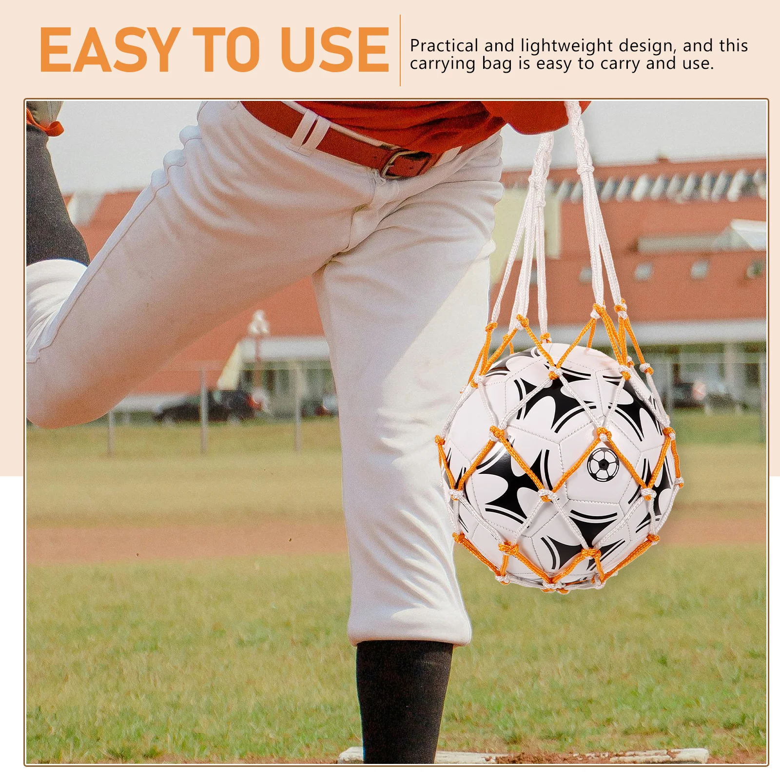 

Ball Bag Mesh Storage For Basketball Football Volleyball Sports Ball Carrier Portable Organizer Lightweight Drawstring Bag