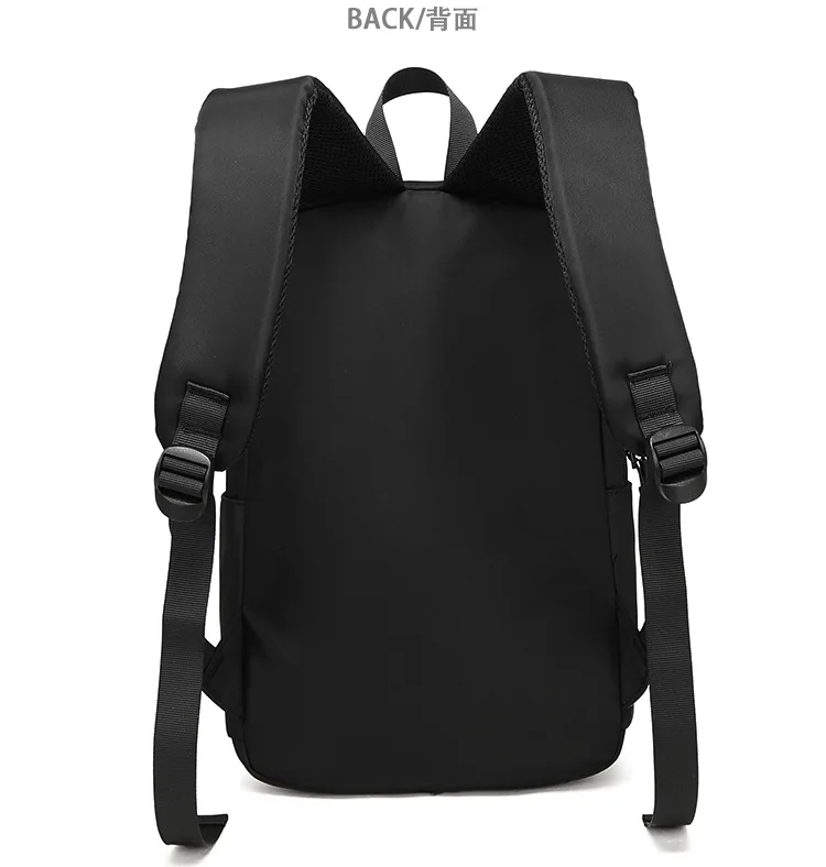 남성용 블랙 경량 출퇴근용 소형 방수 백팩 캐주얼 스포츠 여행 학생 미니 스쿨백