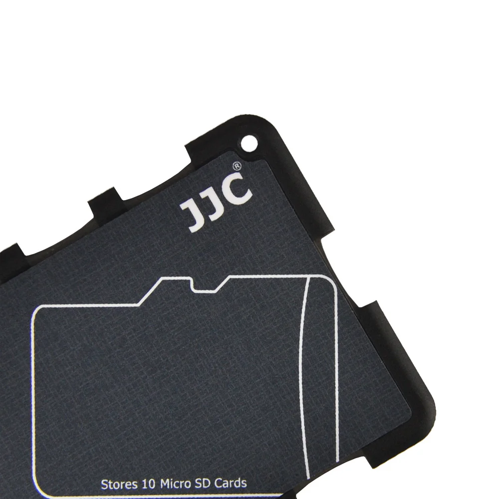 JJC Slim Memory Card Case Holder Anti-Shock Anti-Fall and Scratch Suitable for SD/Micro SD/TF Cards for Photography Enthusiasts