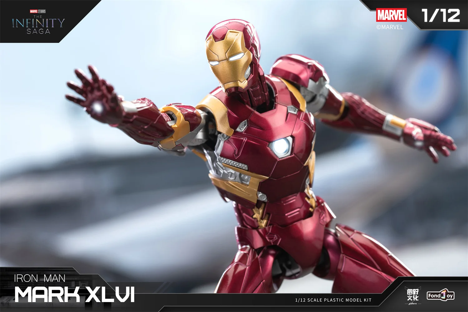 1/12 Original FondJoy Iron Man Tony Stark Legend Action Figure MK45 MK46 MK50 MK4 DIY Baustein Spielzeug Sammlung Anime Modell – Detail 23