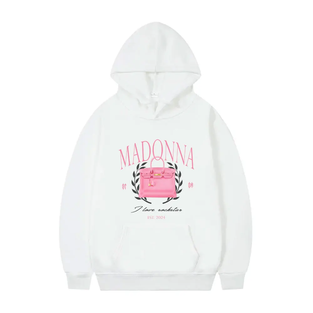 Singer Natanael Cano Madonna Graphic Print Hoodie Men Women's Hip Hop Vintage Oversized Sweatshirt Male Casual Fleece Pullover