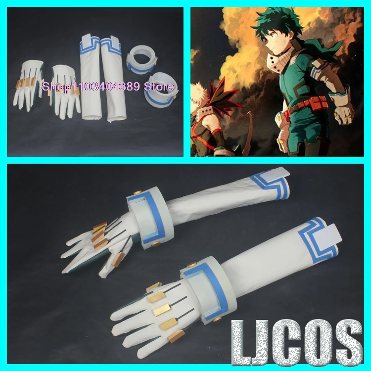 Anime My Hero Academia Midoriya Izuku Deku Bakugou Katsuki Cosplay Gloves Halloween Carnival Cosplay Costume Props Accessories