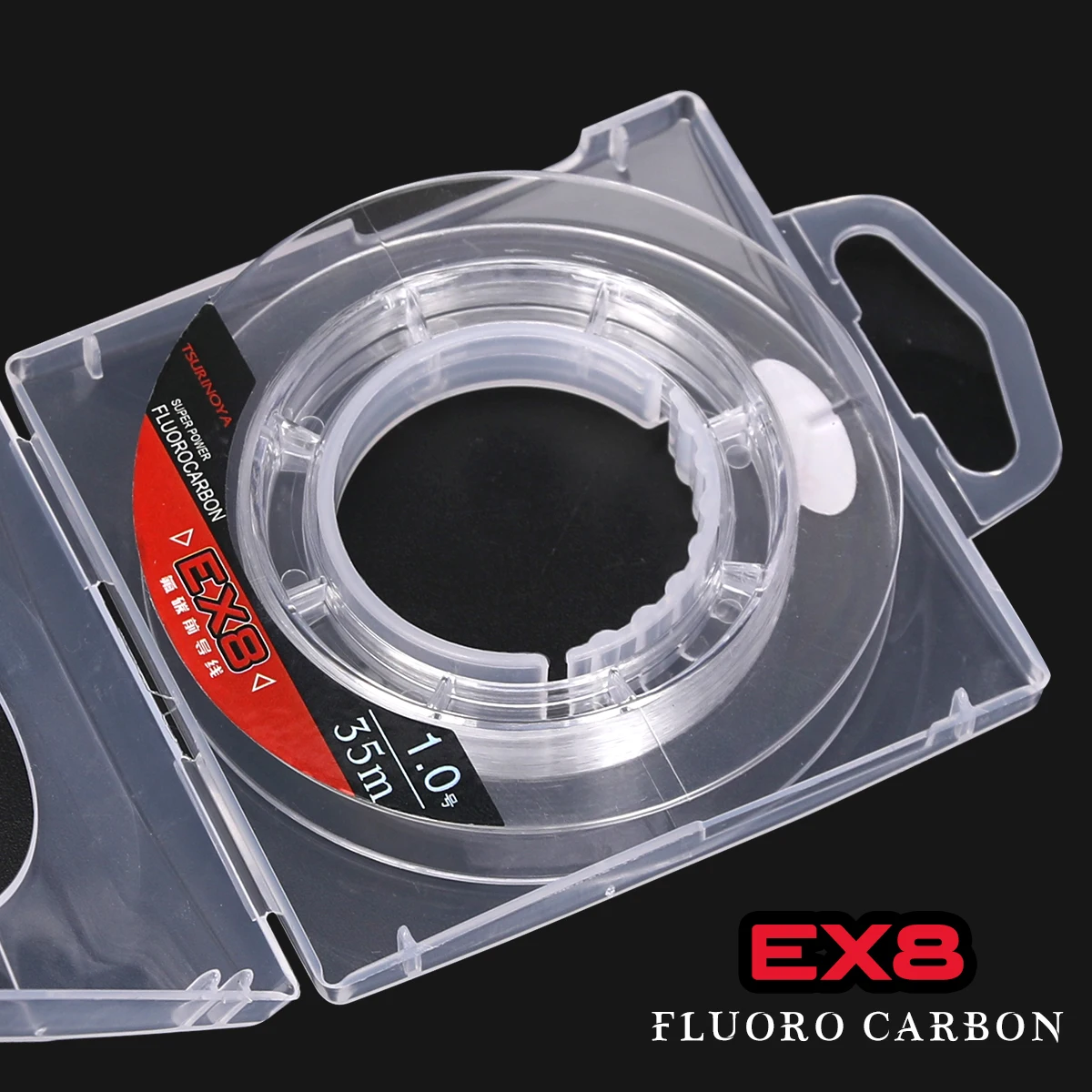 Líder fluorocarbono Tsurinoya EX8 – Alta resistencia para carpa - imagen 5