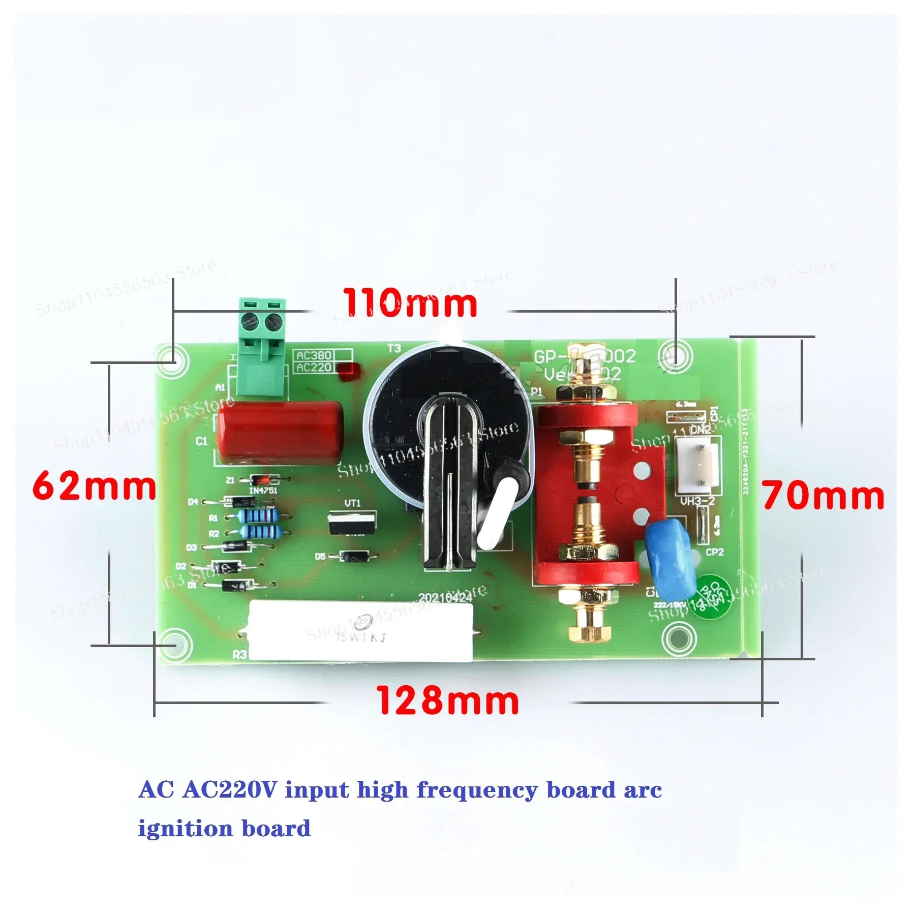220V High Frequency Pilot Arc Ignition Board, Universal for Plasma & Argon Welding