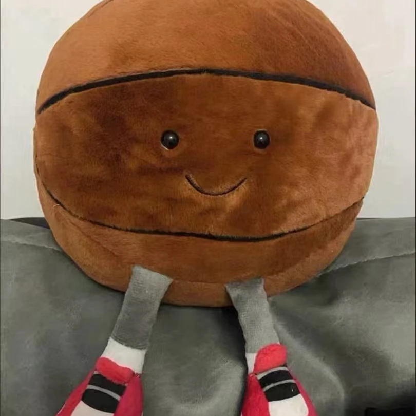 Creative Basketball Funny Soccer Plush Football Plush Pillow Children's Bed Room Decoration Accessories Soft Stuffed Toy