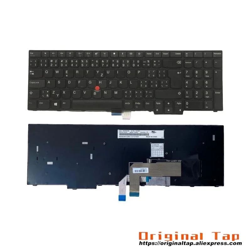 CZ Czech Keyboard for Lenovo Thinkpad E570 E570c E575 01AX128 01AX168 01AX208