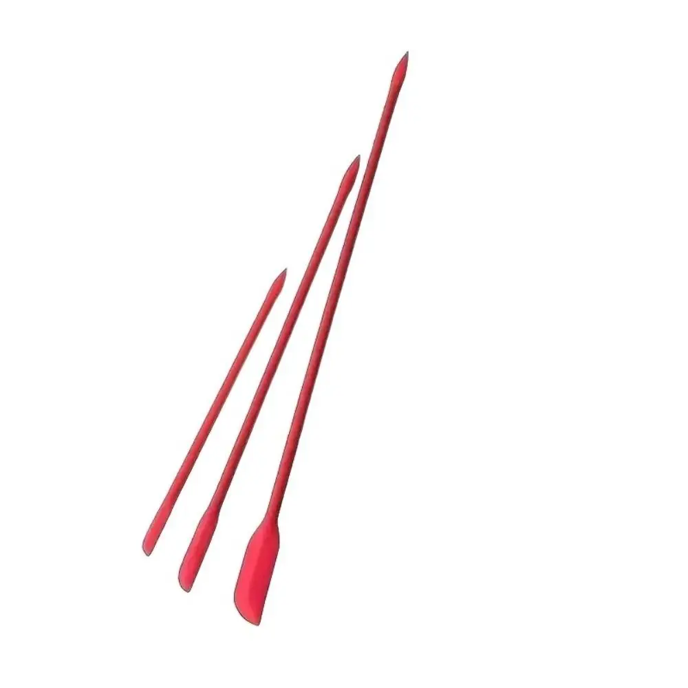 3-Piece Set Mini Silicone Spatula Set Durable Double Headed Heat Resistant Spatula Multiple Sizes Silicone Jam Spatula