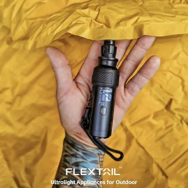 Flextail Zero Pump 34g Ultralight Inflate Pump Mini Portable Outdoor Hiking Air Pump Electric Inflator for Camping Sleeping Pads