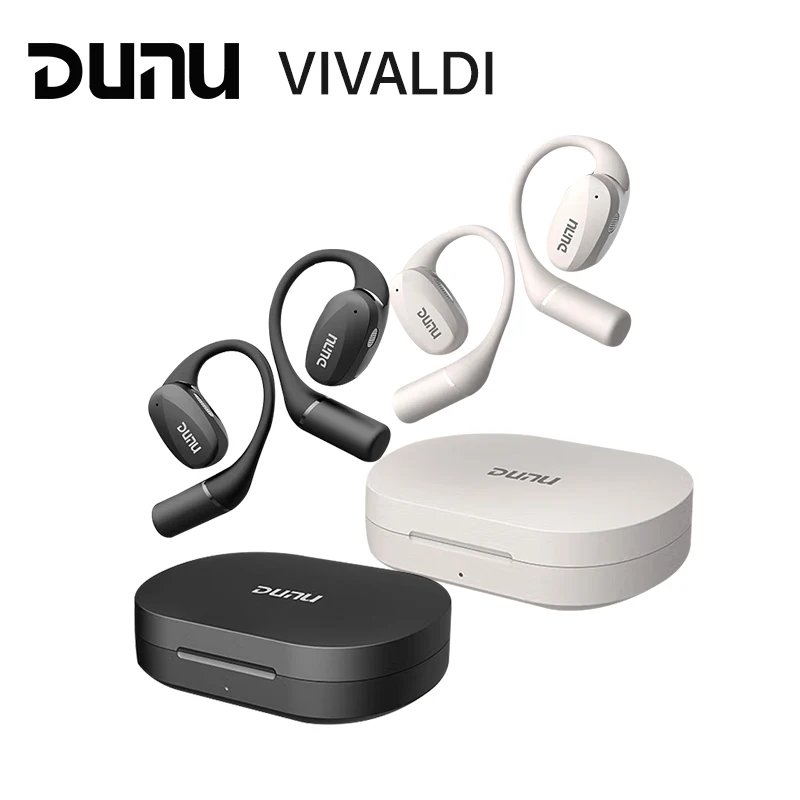 DUNU VIVALDI Open Ear Wireless HiFi Headphones Bluetooth 5.3 IP54 Water Resistant Earphones Handsfree fone de ouvido  Airbuds