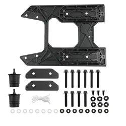 Rinforzo del portellone del portellone del pneumatico di ricambio per Jeep JL Wrangler muslimate 18-21