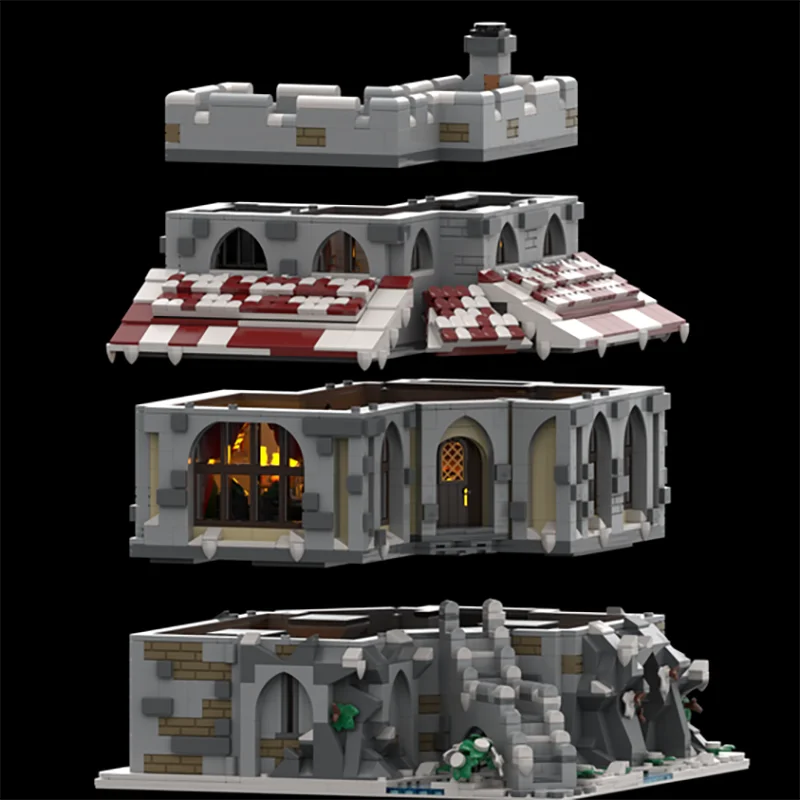 モジュール式都市建築 Moc ビルディングレンガ ヴァンパイアマナーモデル テクノロジーモジュラーブロック ギフト クリスマスおもちゃ DIY セット 組み立て