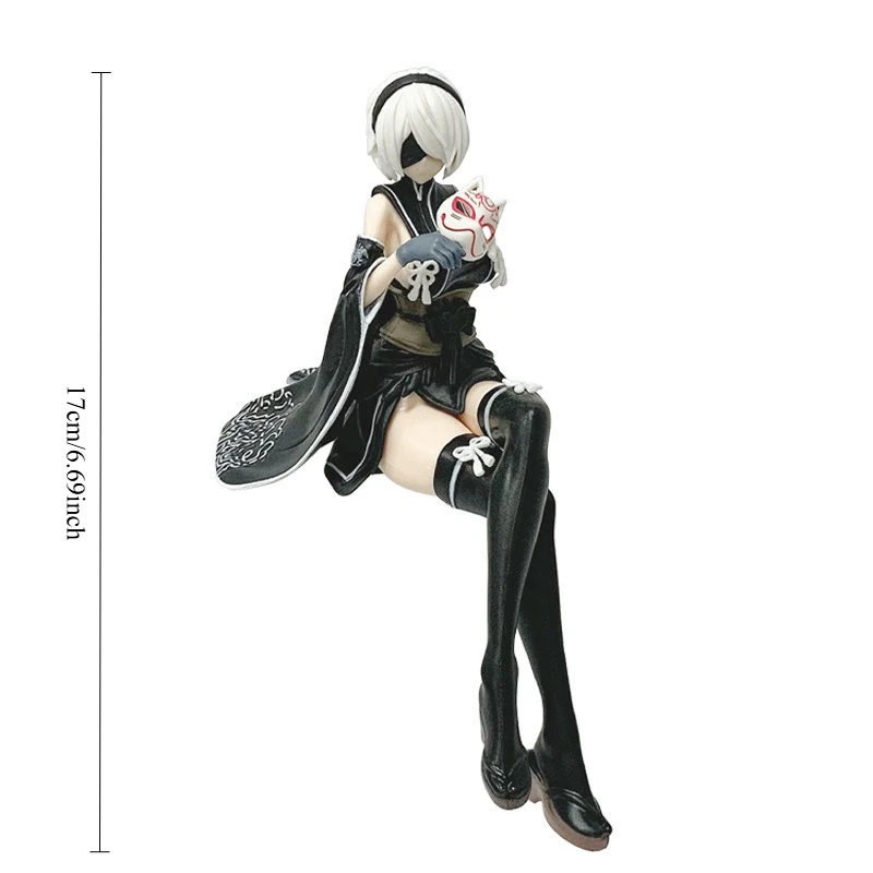Аниме-фигурка NieR Automata: Горячая Йорха 2B A2 в кимоно. Коллекция игрушек из ПВХ, настольные украшения, подарки