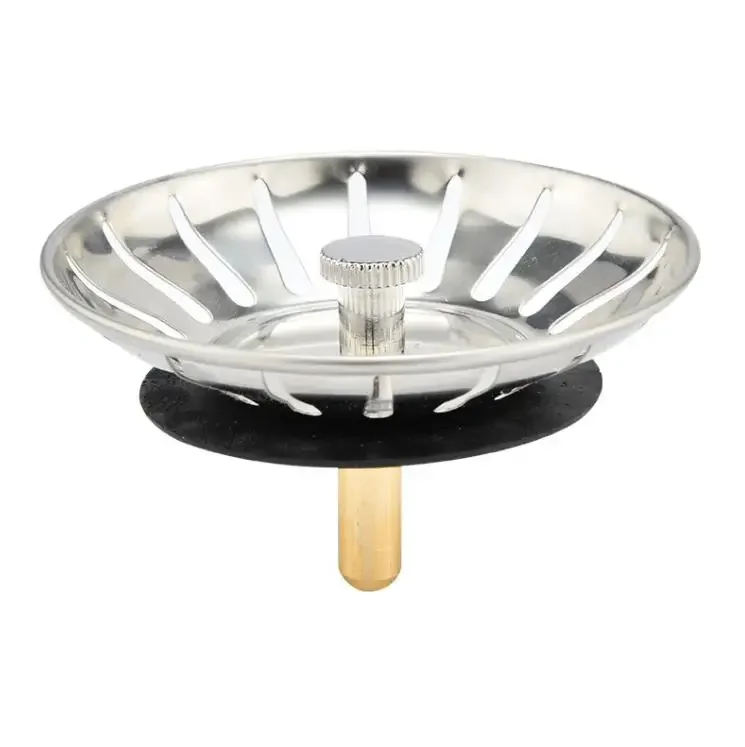 Stainless Steel Sink Filter Waste Plug Hair Catcher Drains Bathroom Floor Drain Kitchen Anti-clog Strainer Accessories