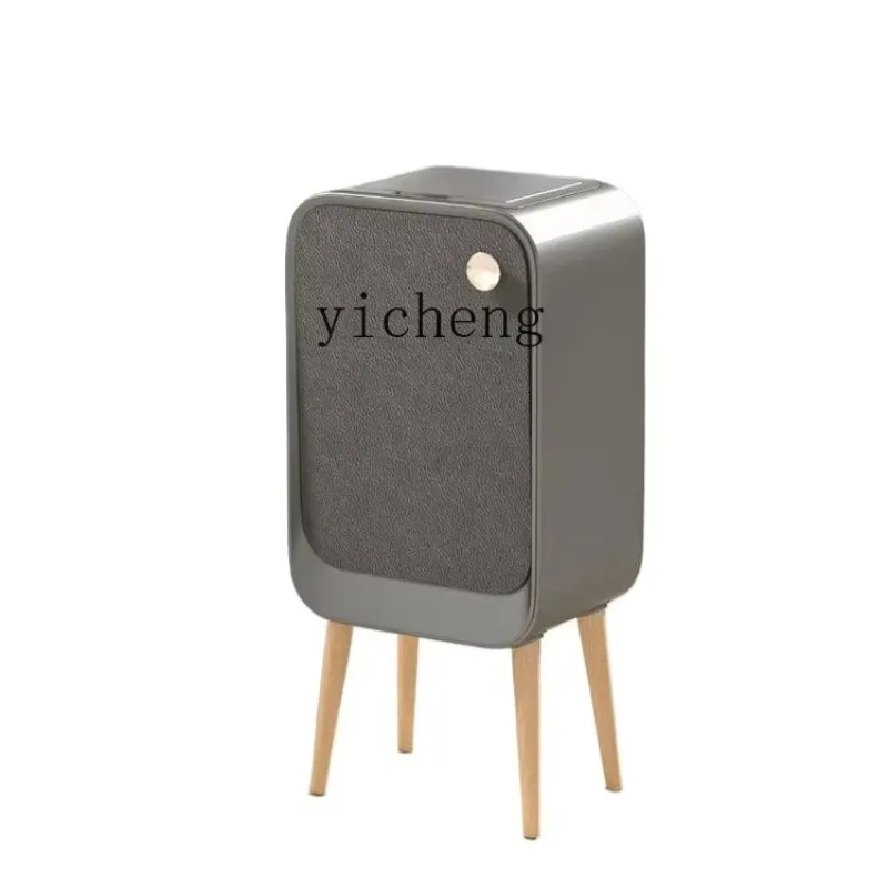 intelligent sensor double open lid trash can high foot home living room kitchen high value large