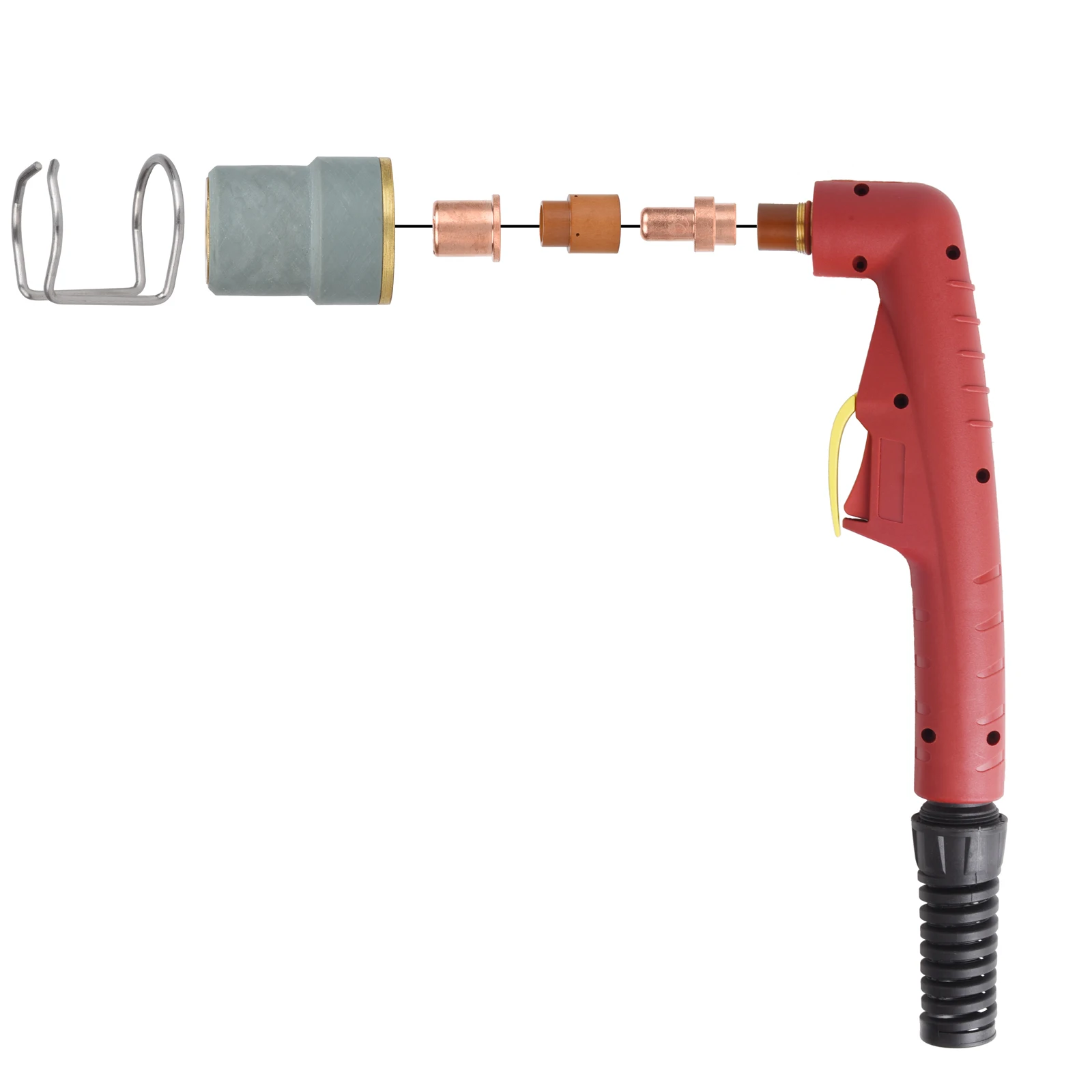 Düsens pitze Elektroden abschirmung Wirbel ring Luft Gas diffusor pe0007 pd0088 pc0003 cv0010 p50 lt50 cb50 cb-50 Plasmas chneid brenner