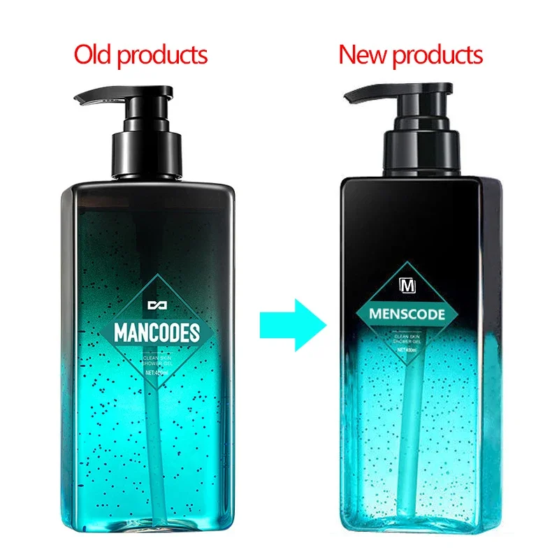 400ml Natural Shower Gel for Man Bath Bottle Moisturizing Oil Control  Body Wash Skin Care For Man as Gift