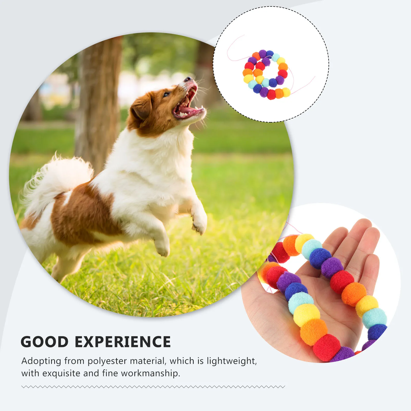 

Pet Necklace Buckle Collar for Dogs Cat Puppy Pendant Adjustable Small Polyester Vacation