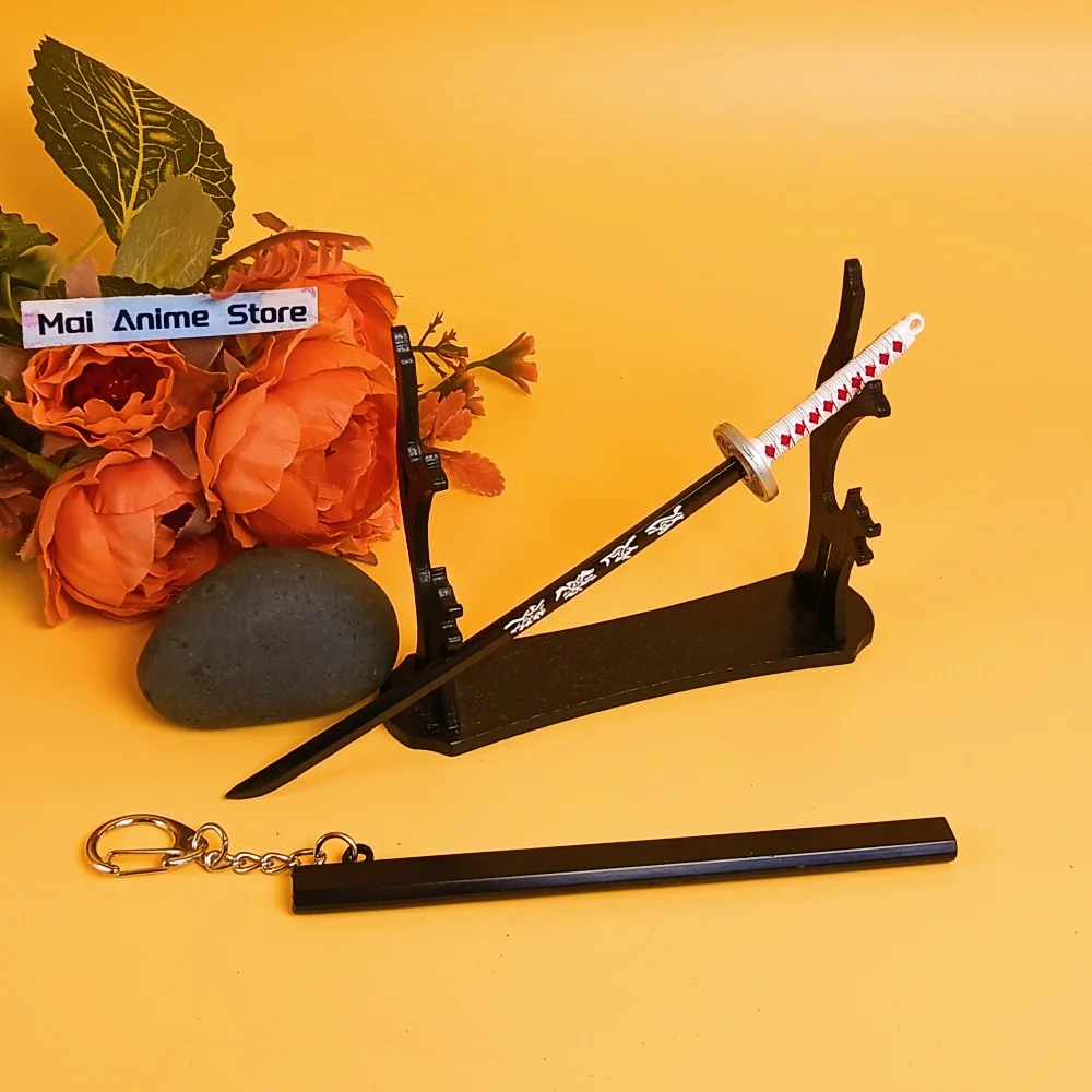 6インチアニメ鬼滅の刃刀鬼舞金属忍者ナイフ刀オリジナル侍刀実物大日本刀おもちゃギフト