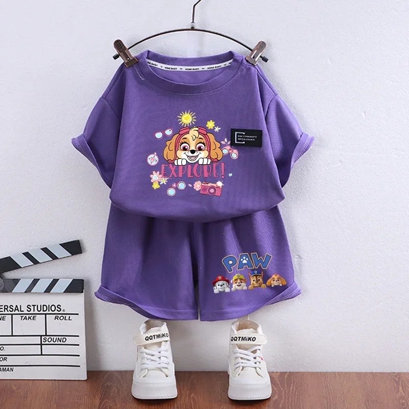 2피스 퍼피파트롤 티셔츠 체이스 스카이 아동용 반팔 반 - Baby Clothing Deals 리뷰 및 가격