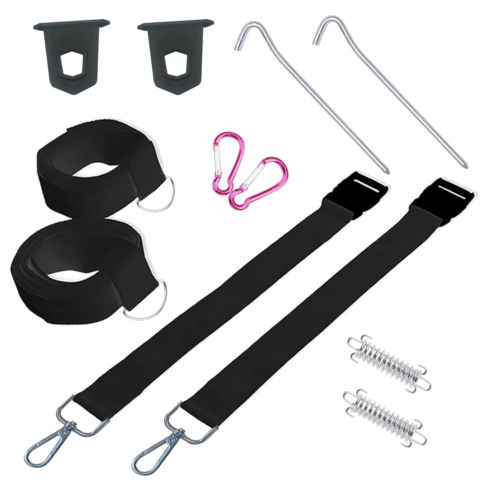 Toldo Tie Down Kit para Caravan e Motorhome, ferramenta de acampamento ao ar livre, F35, F45, F65, acessórios pretos do carro, tipo S, Fiamma