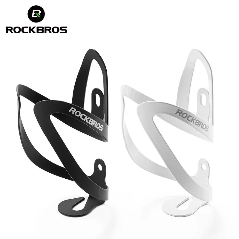 ROCKBROS Water Bottle Cage Aluminium Alloy Bottle Holder Mountian Road Adjustable Lightweight Bicycle Cycling Bottle Cage