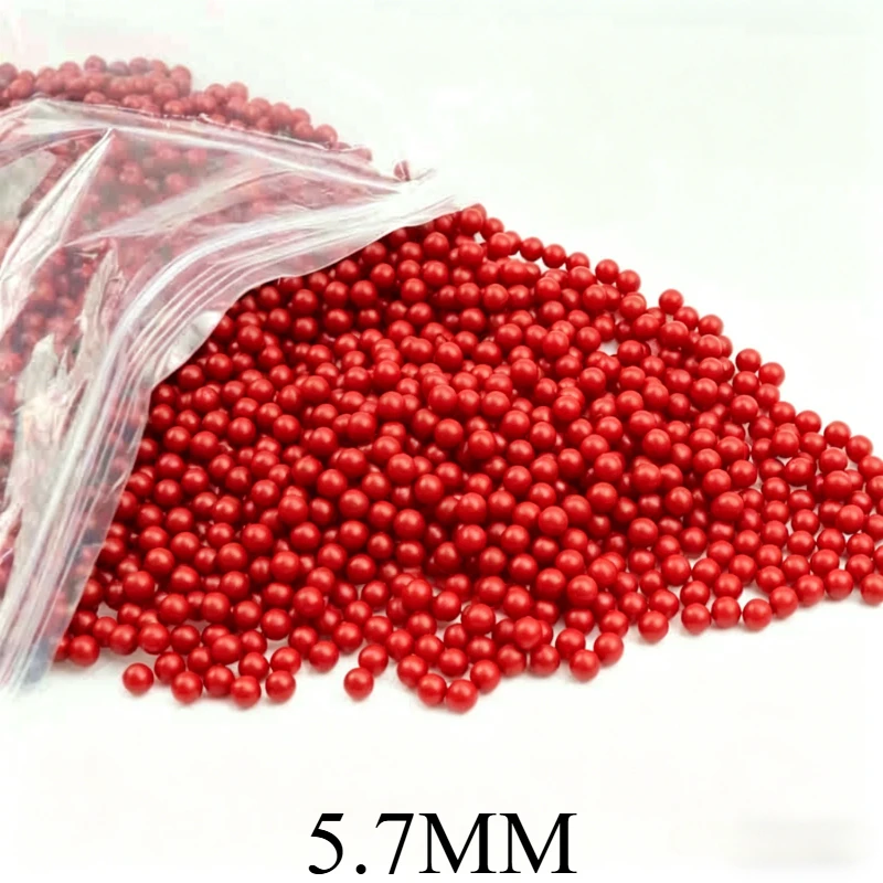 

500Pcs/Bag 7mm Solid Soft Rubber Balls Non-Toxic Round Beads For Kids Outdoor Toy Party Game