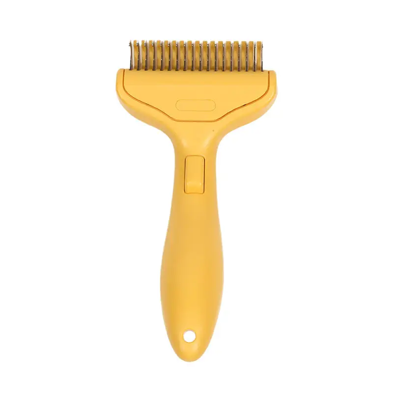 أداة إزالة الشعر المحمولة للحيوانات الأليفة للكلاب، مشط التنظيف الذاتي، منتجات الحيوانات الأليفة، إزالة الشعر الاحترافي للحيوانات الأليفة