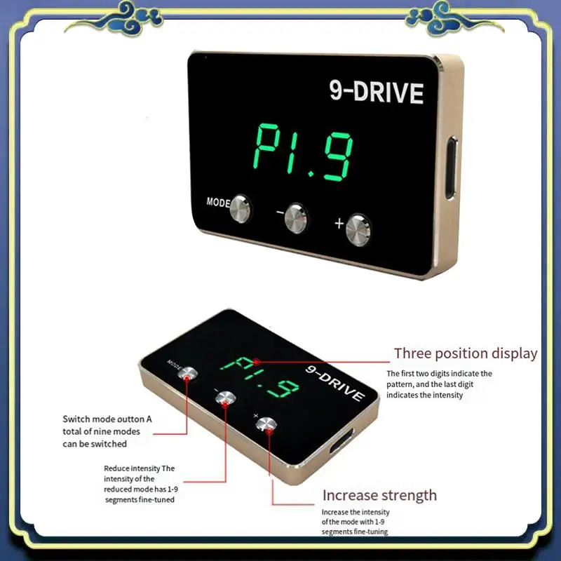 

AU16-Throttle Response Controller 9 Drive Replacement Parts Fit For JEEP JK Dodge RAM 1500