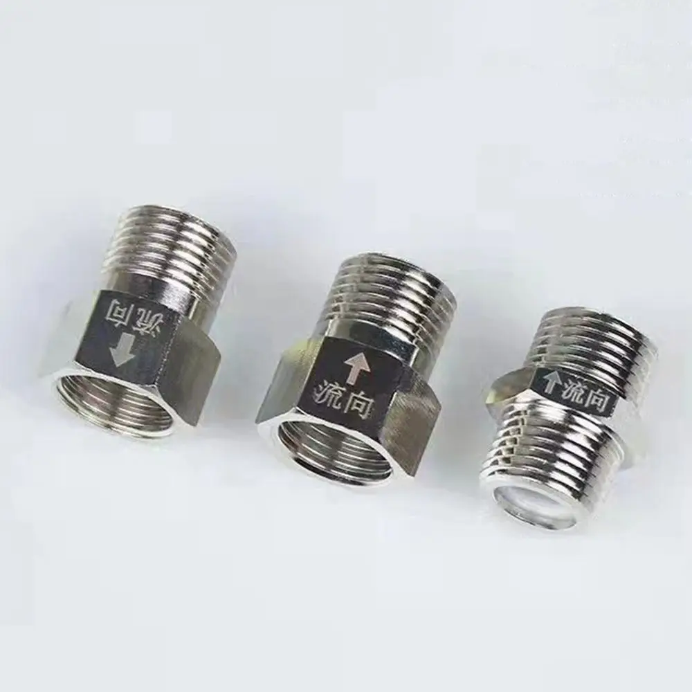 Durable Male Female Thread One-way Valve Nickel Plated 1/2