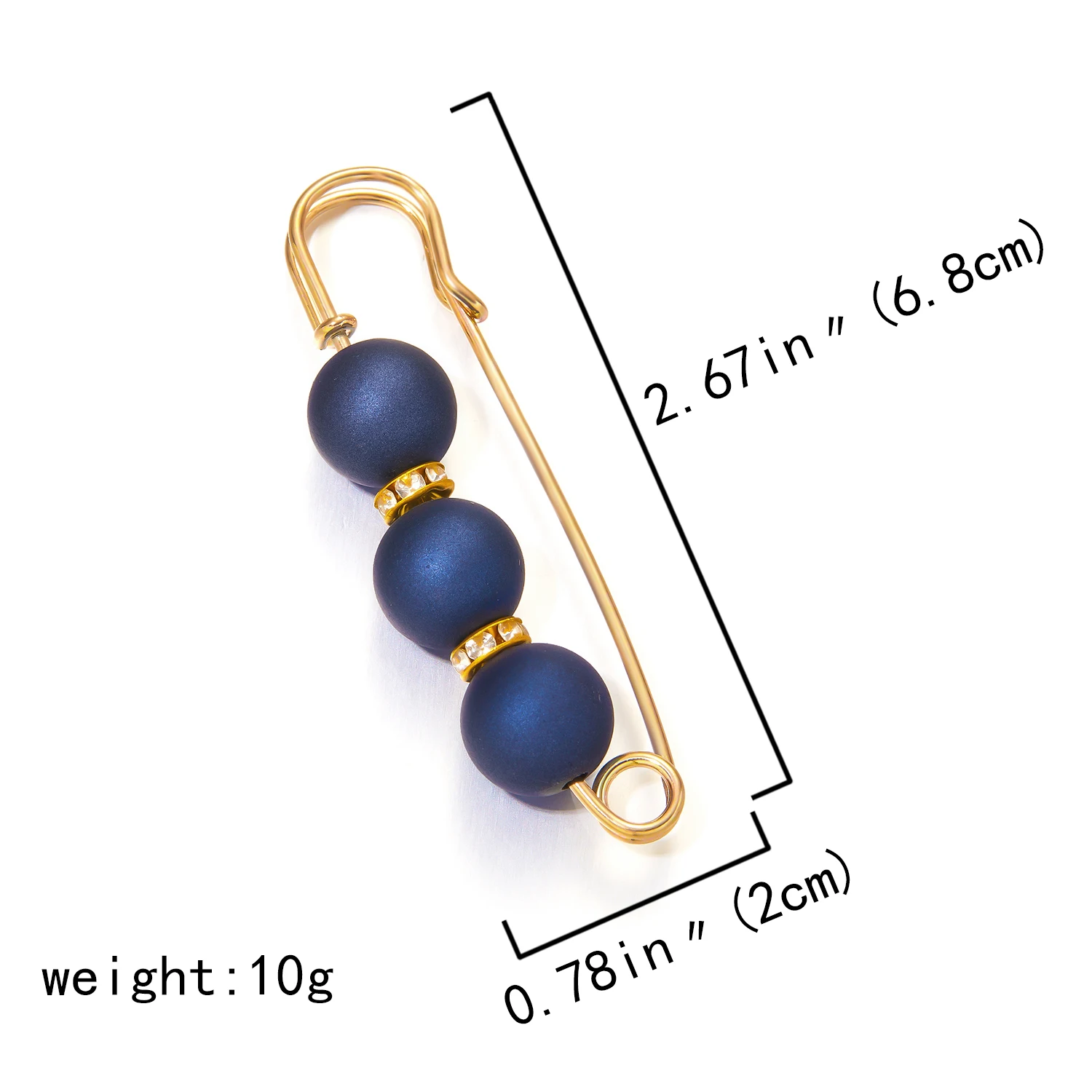 1PC Trendy Pearl Clothing Pins For Women Waistband Pins Decoration Dress Pant Buckle Brooches Set Sweater Accessories Jewelry