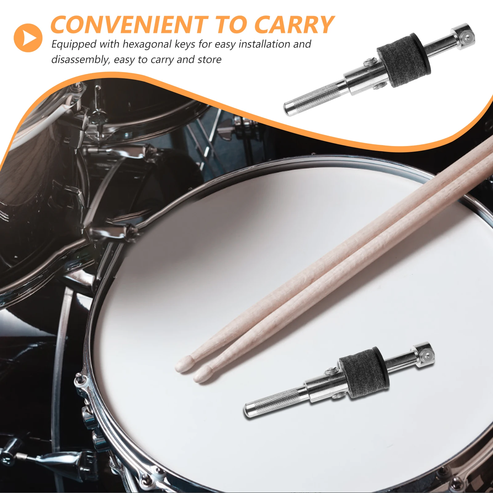 

Durable Cymbal Arm Professional Drum Mounting Tools Splash Repairing Part Metal Percussion Parts Lightweight Portable Practical