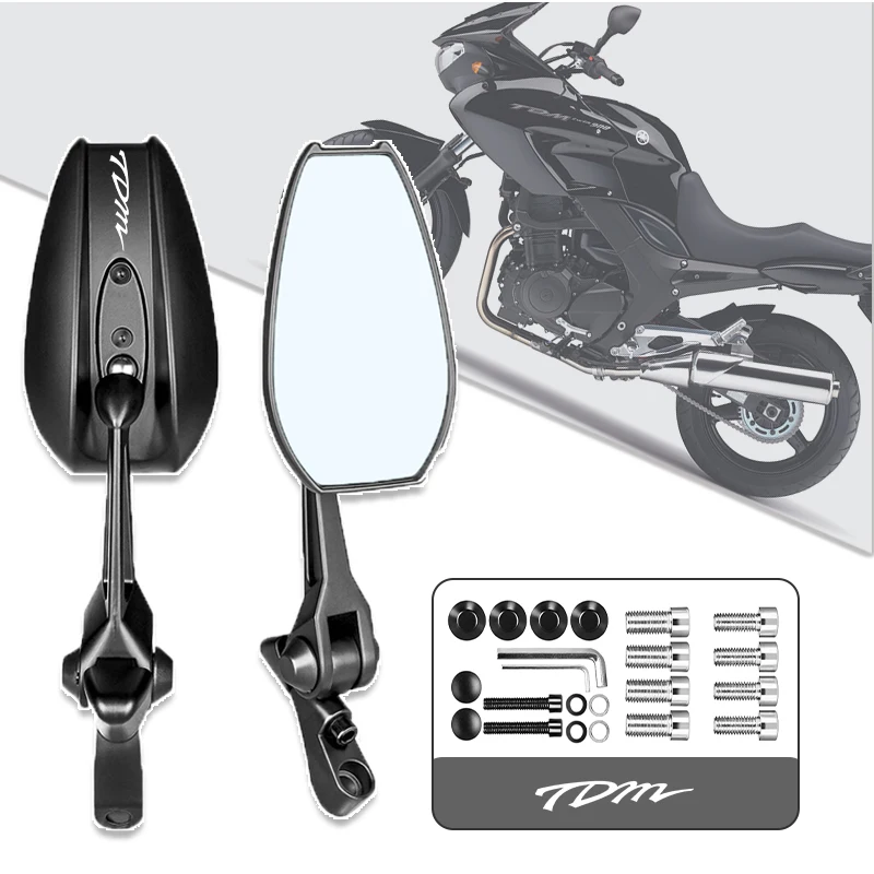 

Зеркало заднего вида для мотоцикла, зеркала заднего вида, отражающее боковое зеркало для YAMAHA TDM850 TDM900 TDM 850 900, антибликовое зеркало заднего вида