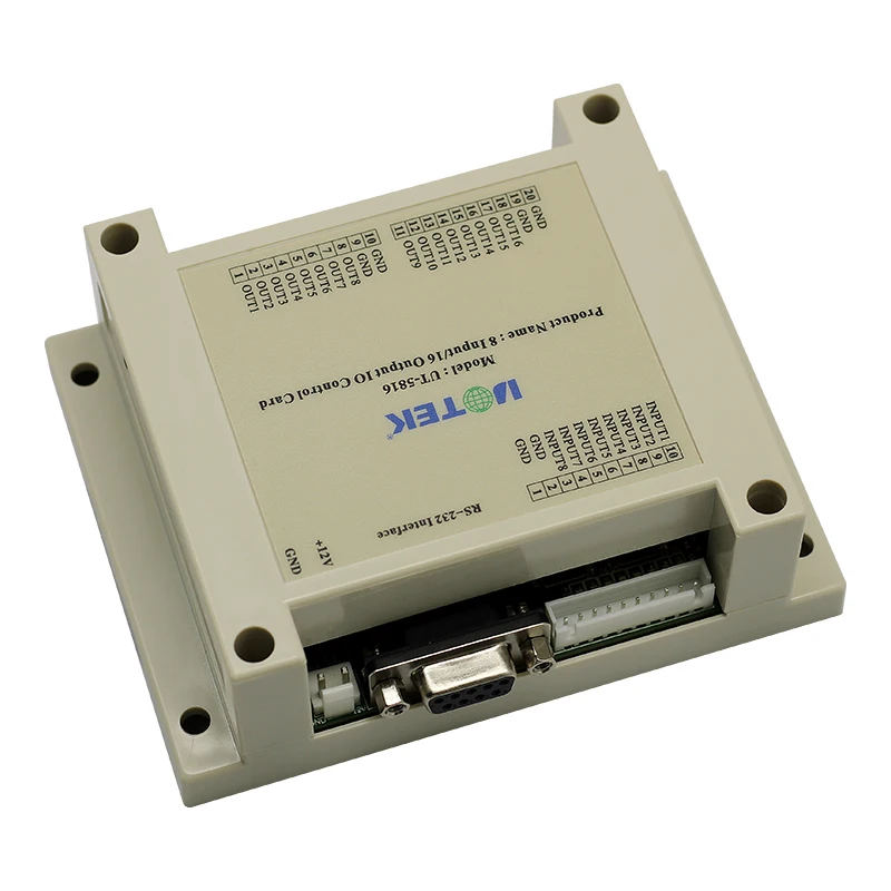 UOTEK 8チャンネルスイッチング入力 16チャンネル電圧出力 I/Oコントローラ 各出力最大DC12V1A UT-5816