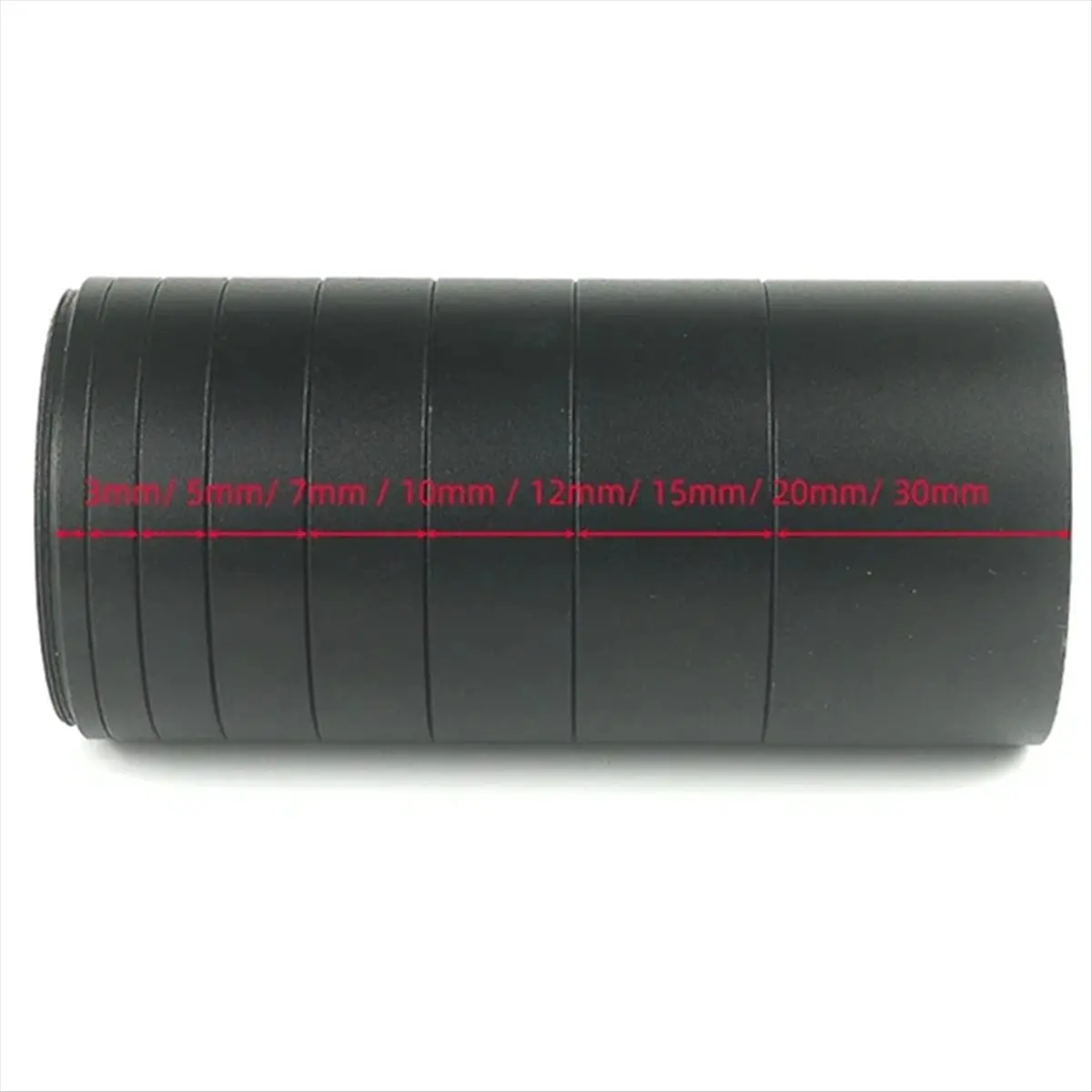 

~【A121Z】T2 Extension Tube Kit 3/5/7/10/12/15/20/30MM M42x0.75 for Astronomy Monocular Telescope