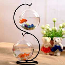 Hanging Glass Vase Creative Transparent Ornaments Hanging Bottle Hydroponic Plant Vase Indoor Home Decoration Bottle Fresh