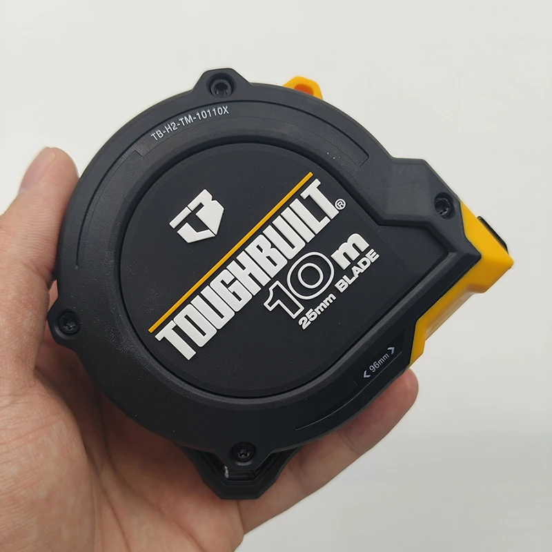 TOUGHBUILT Original Tape Measure 3/5/8/10M Nylon Coating Rugged Housing Ergonomic Grip Measuring Hand Tools