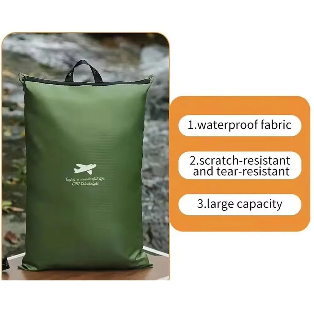 Foldable Waterproof Storage Bag Waterproof Roll Top Roll Top Dry Bag Collapsible Lightweight Packing Organizer