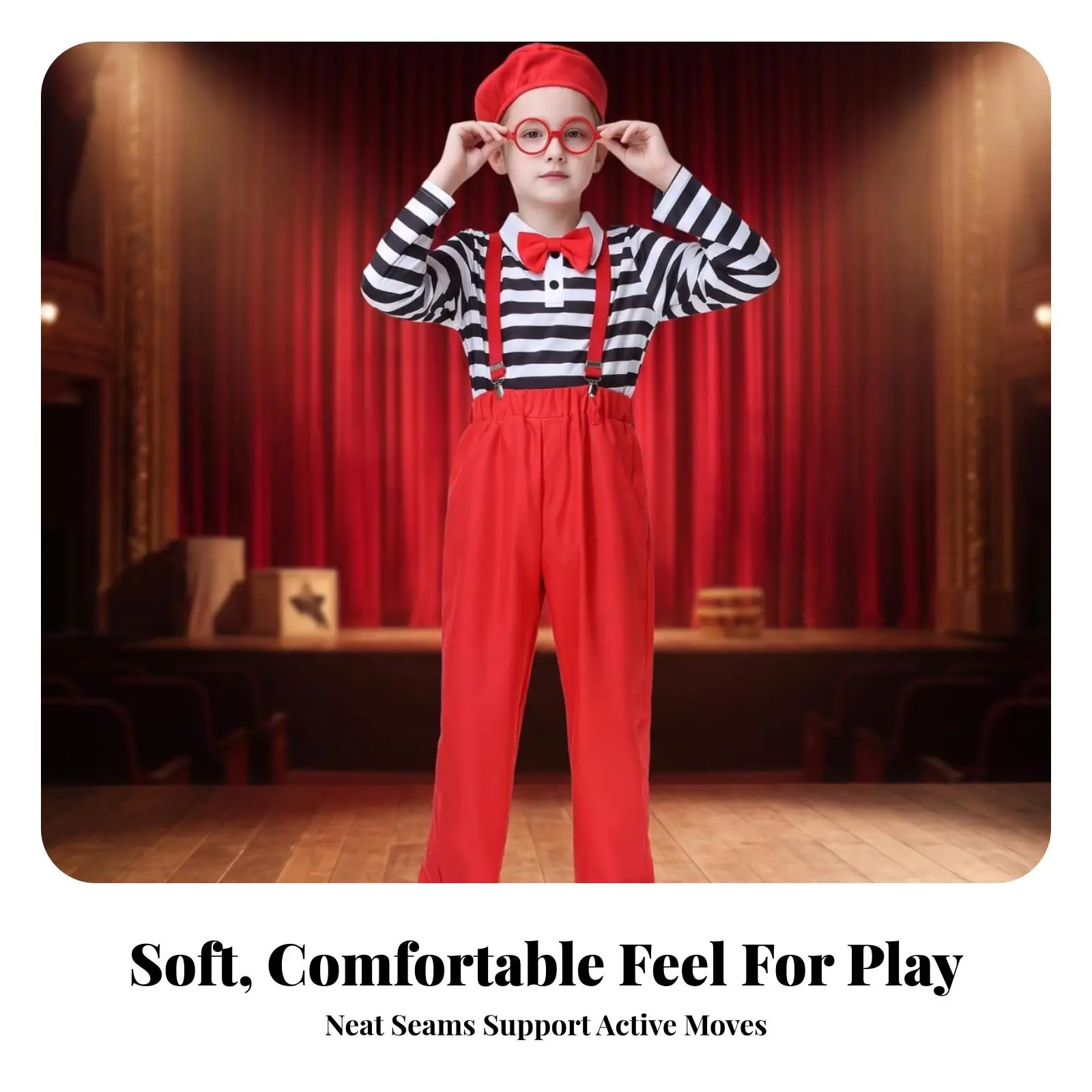 kids-funny-clown-costume-set-with-red-suspenders-striped-shirt-bright-red-pants-headwear-bow-tie-for-circus-school-drama-play