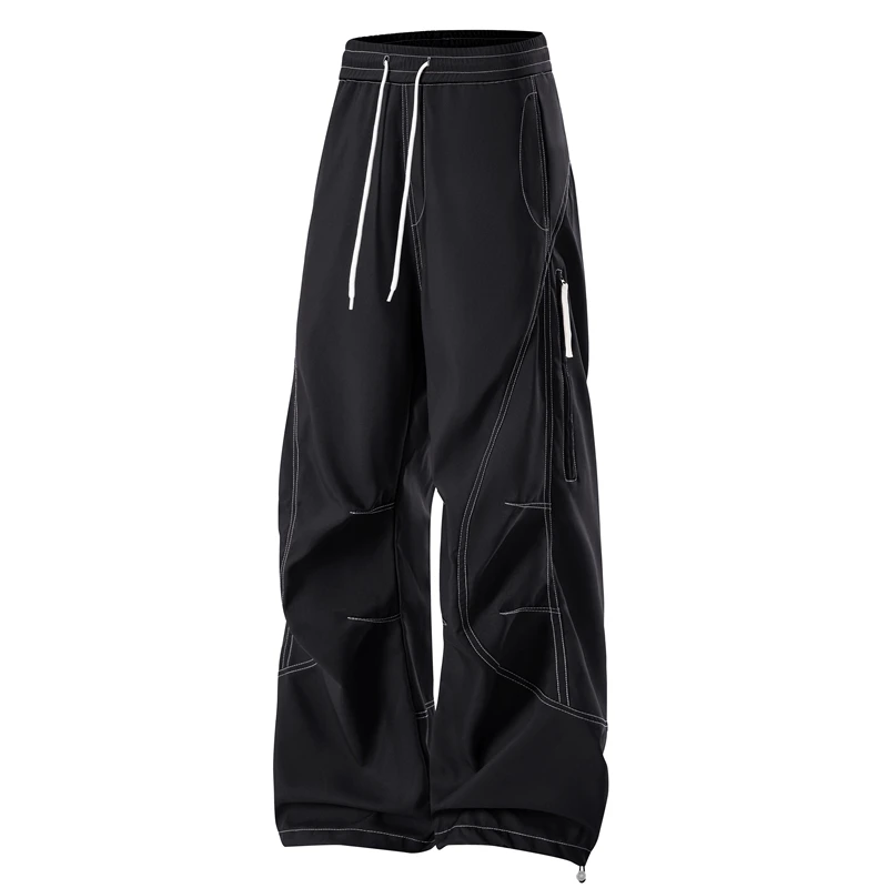 秋のハイキングパンツ男性防風キャンプサイクリングパンツ弾性ウエスト防水通気性登山者釣りカジュアルパンツ