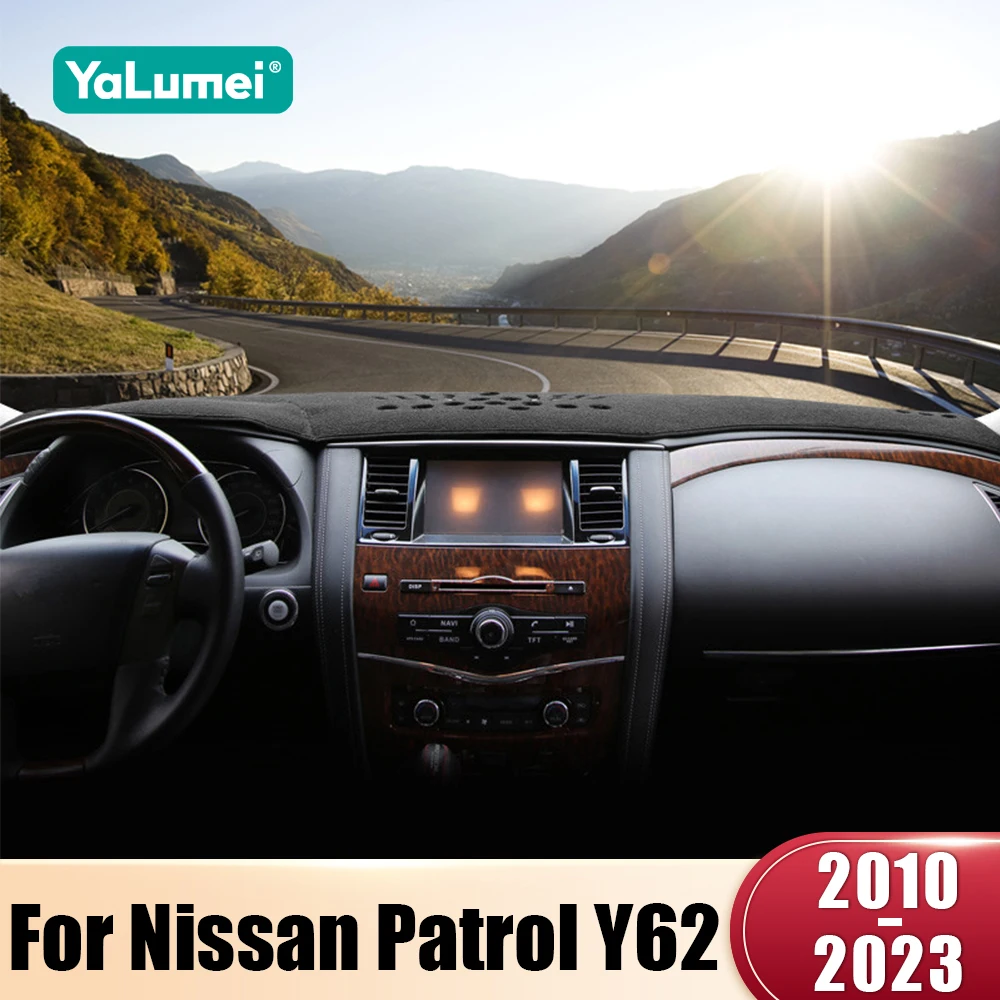 For Nissan Patrol Y62 2010 2011 2012 2013 2014 2015 2016 2017 2018 2019 2020 2021 2022 2023 2024 Car Dashboard Sun Shade Cover