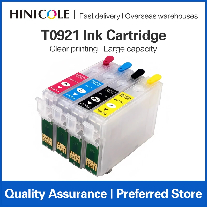T0921 921N 92n 92 Refillable ink cartridge Compatible For Epson Stylus CX4300 C91 T26 T27 TX106 TX109 TX117 TX119 Printer