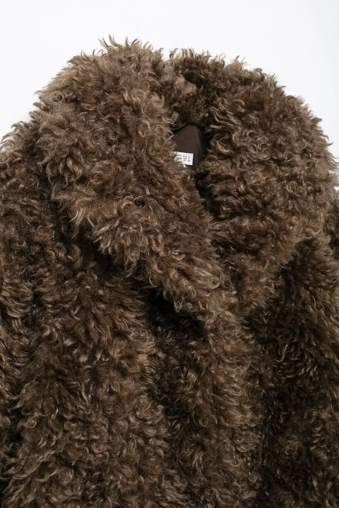 Sweater 2024 Autumn/Winter New Product Women's Wear Artificial Fur Effect Hairy Short Teddy Bear Coat Coat